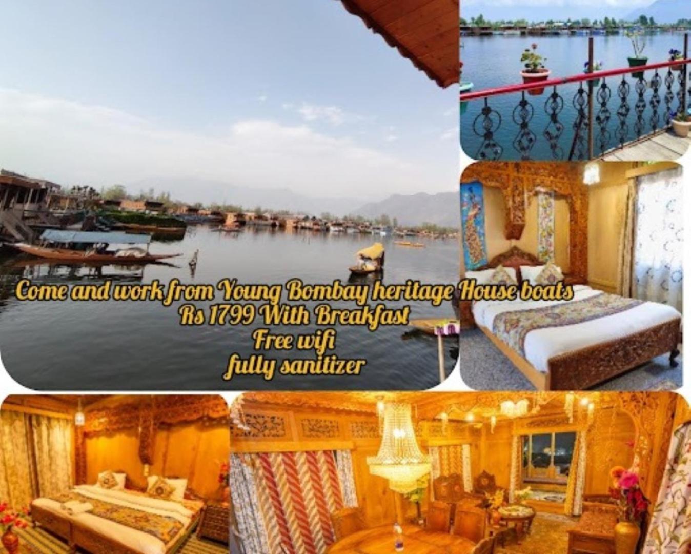 Young Bombay Premium Heritage Houseboat Srīnagar المظهر الخارجي الصورة